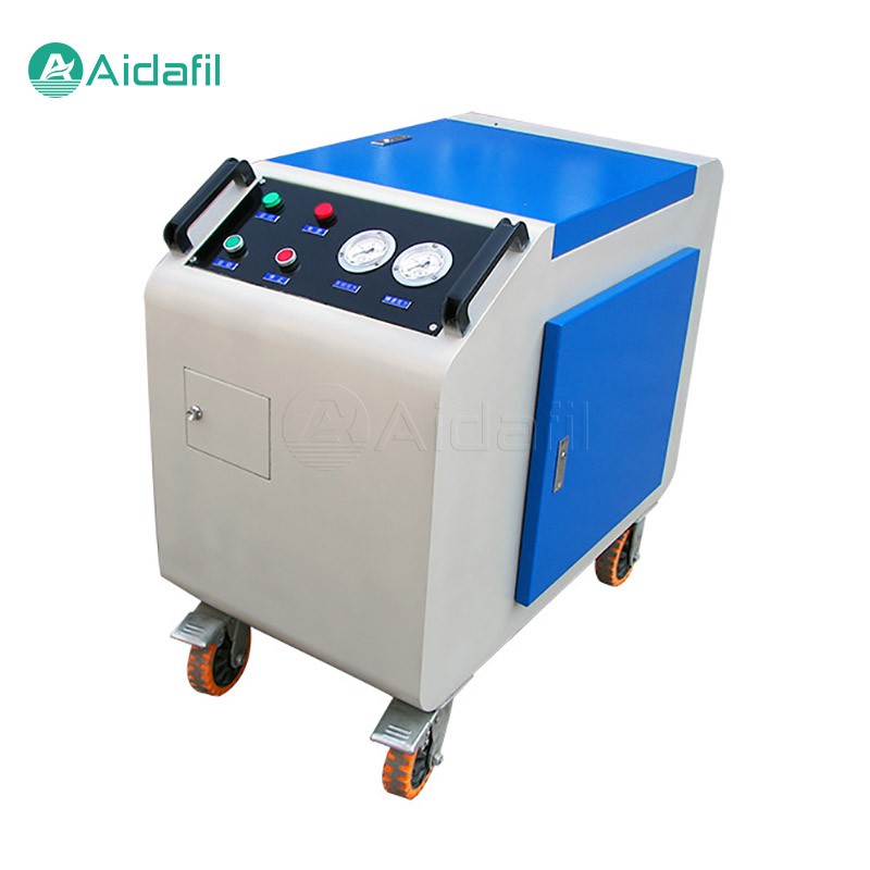 Equipamento móvel do purificador de óleo em forma de caixa da elevada precisão do controle automático