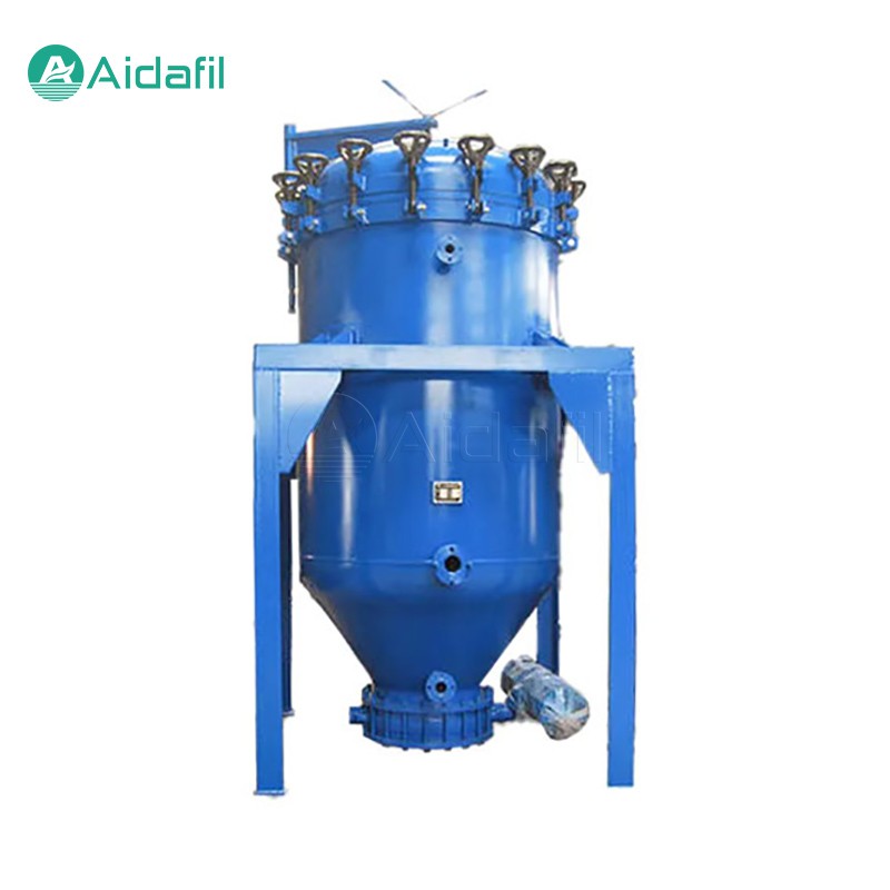 Automatisk-slag-udledning bladfilter