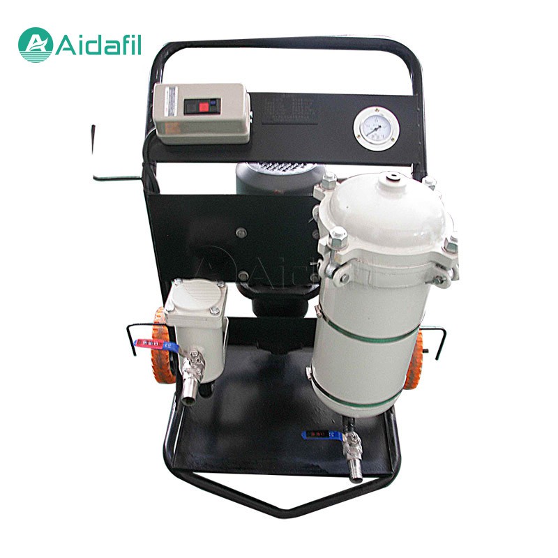 Unit Filter Oli Tipe Troli Portabel Ringkas Untuk Menghilangkan Air Dari Oli