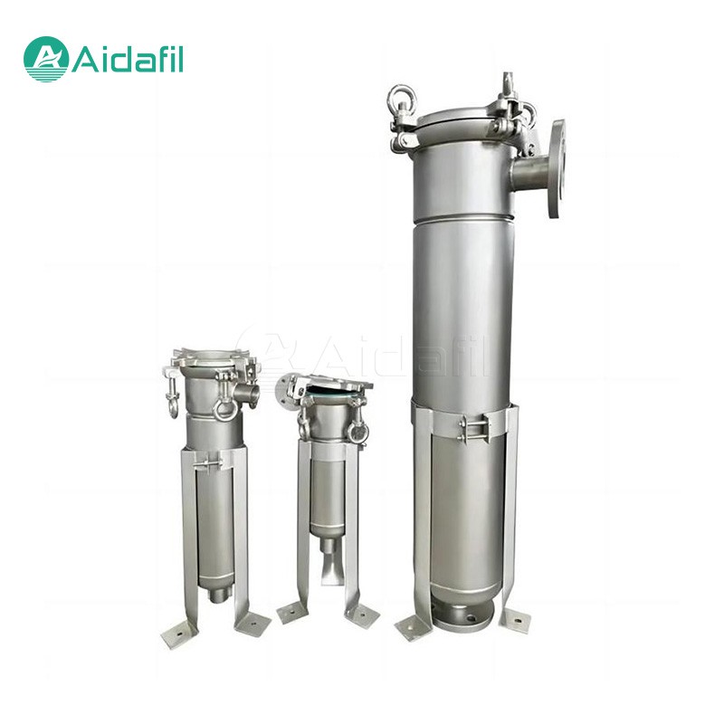 Kompakt side-indløb bund-udløb enkelt pose filter