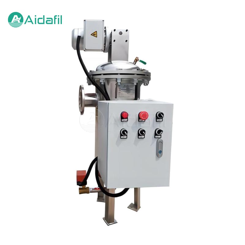 Filtro autolimpiante de cepillo completamente automático