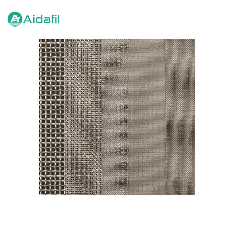 Høj luftgennemtrængelighed flerlags firkantet hul sintret mesh
