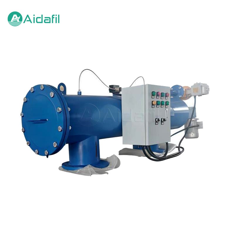 Filtro autolimpiante horizontal de alta eficiencia de limpieza