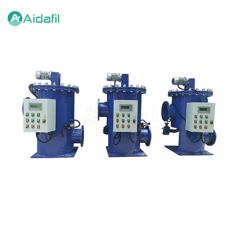 Meget tilpasningsdygtigt automatisk tilbageskylningsfilter