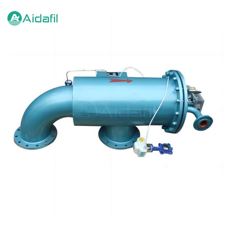 Industrielt horisontalt automatisk selvrensende skærmfilter