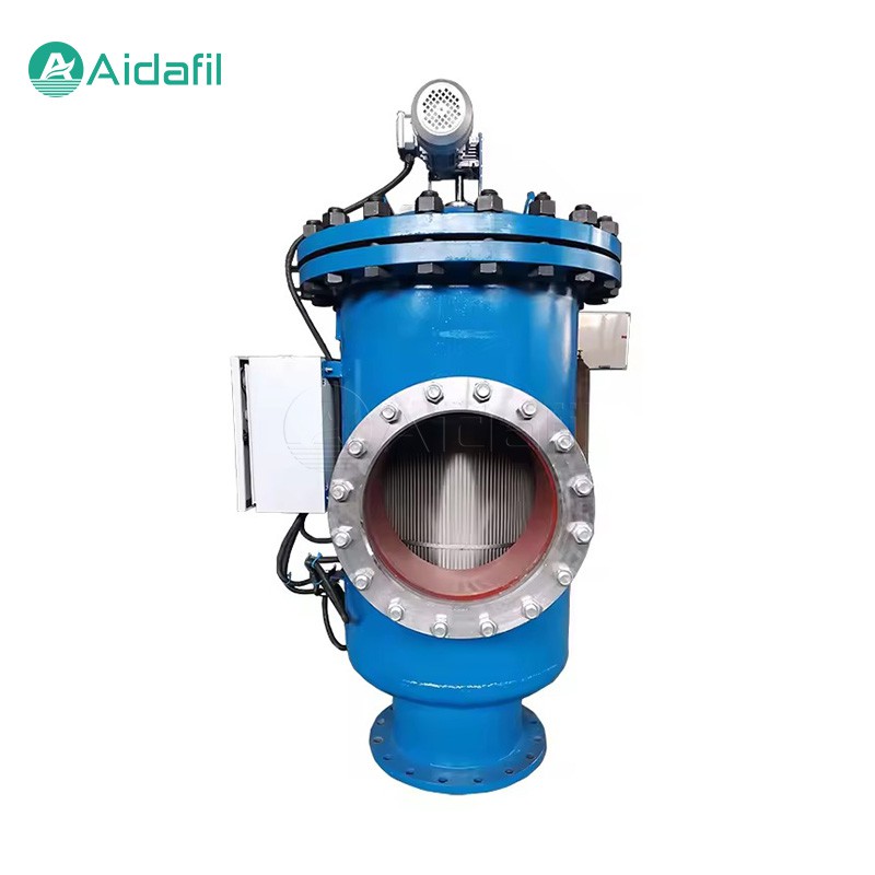 Stort filtreringsområde Automatisk tilbageskylningsfilter