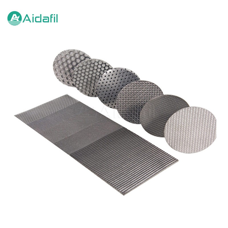 Многослойная спеченная сетка из металлического волокна