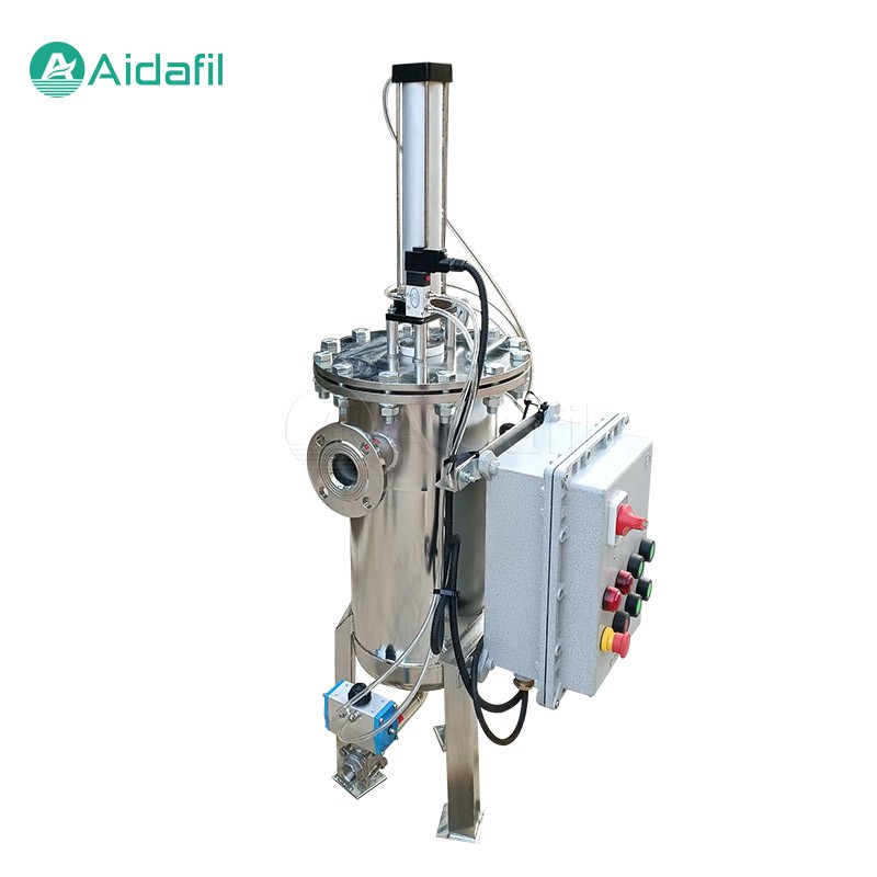 Kraftig elektrisk skraber selvrensende filter