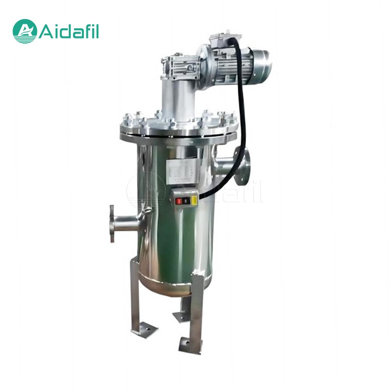 Selvrensende skraber-type filter