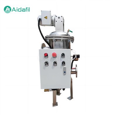 Automatisk styret børste selvrensende filter