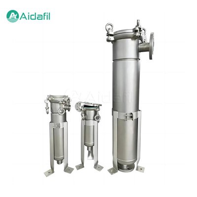 Kompakt side-indløb bund-udløb enkelt pose filter