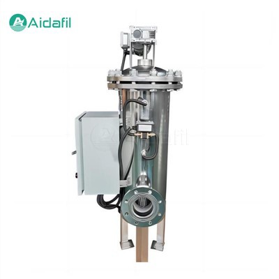 Effektivt elektrisk børste selvrensende filter