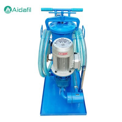 Carrinho de filtragem de óleo portátil tipo impulso manual