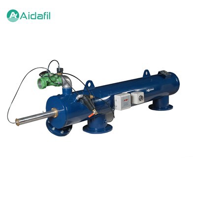 Meget effektivt vandret selvrensende filter