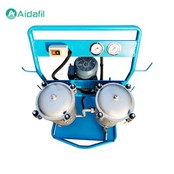 Carrinho de filtro de óleo portátil compacto manual push