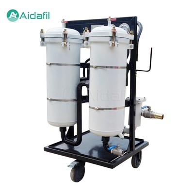 Máquina de filtro de óleo de motor portátil de fácil movimentação e tamanho pequeno