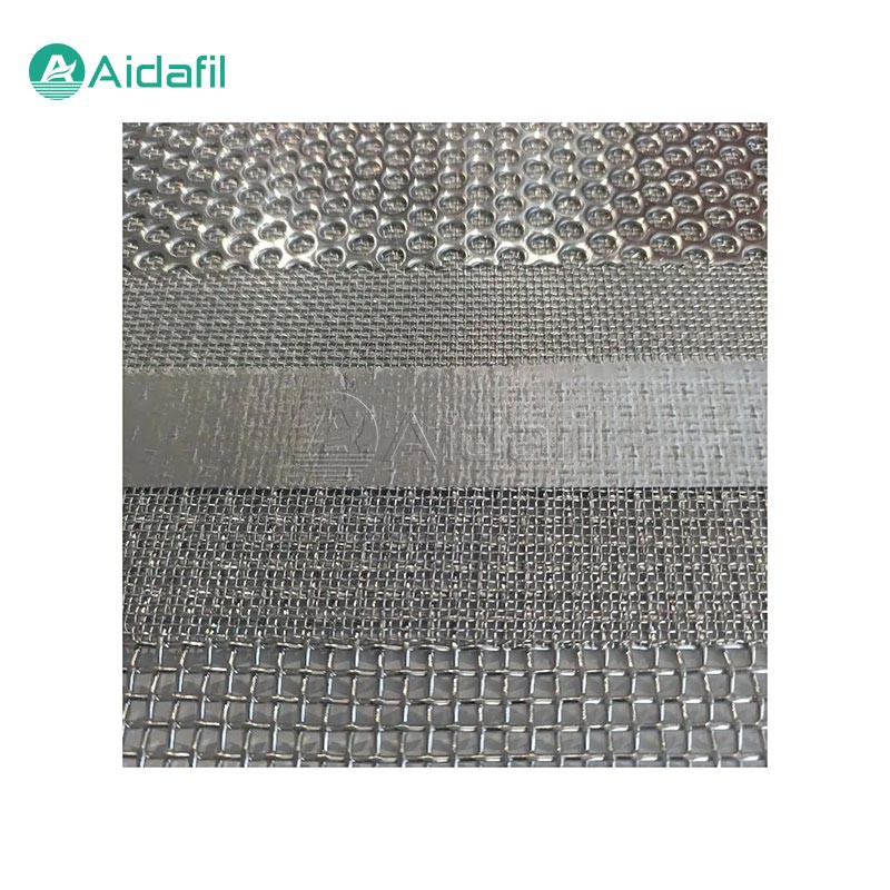 Прочная эффективная перфорированная пластинчатая композитная спеченная сетка