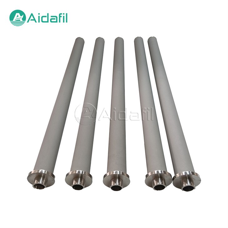 Saķepināts metāla membrānas filtra elements