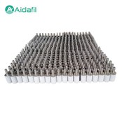 Saķepināta pulvera porainu komponentu filtra elementi